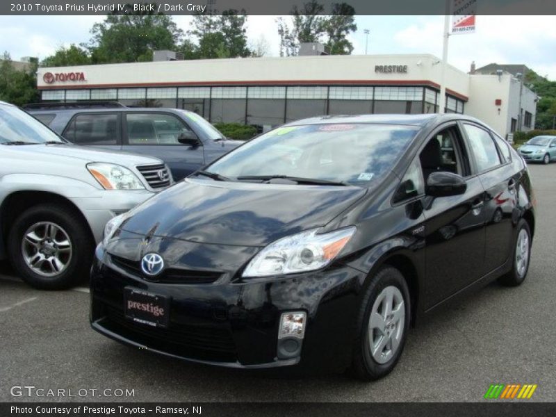 Black / Dark Gray 2010 Toyota Prius Hybrid IV