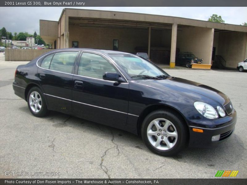Blue Onyx Pearl / Ivory 2001 Lexus GS 300