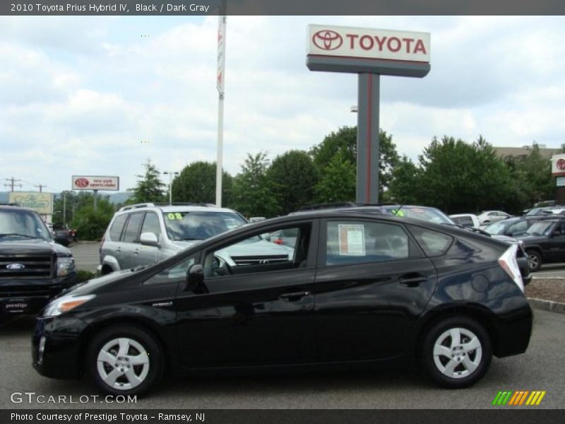 Black / Dark Gray 2010 Toyota Prius Hybrid IV