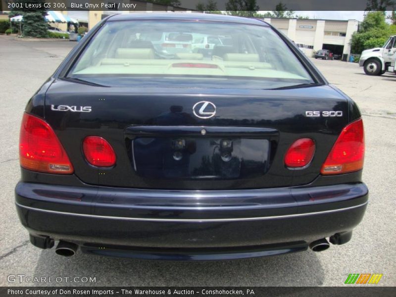 Blue Onyx Pearl / Ivory 2001 Lexus GS 300