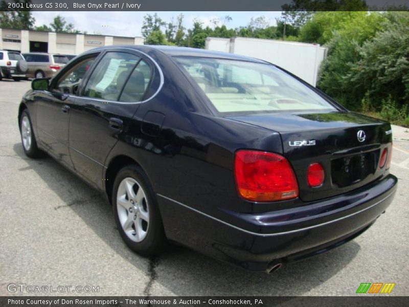 Blue Onyx Pearl / Ivory 2001 Lexus GS 300
