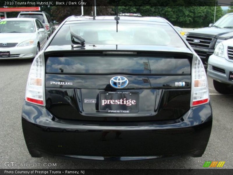 Black / Dark Gray 2010 Toyota Prius Hybrid IV