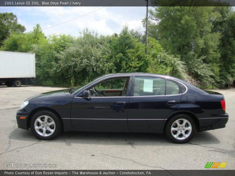 Blue Onyx Pearl / Ivory 2001 Lexus GS 300