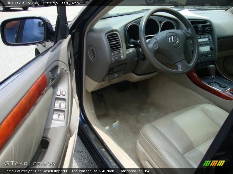 Blue Onyx Pearl / Ivory 2001 Lexus GS 300