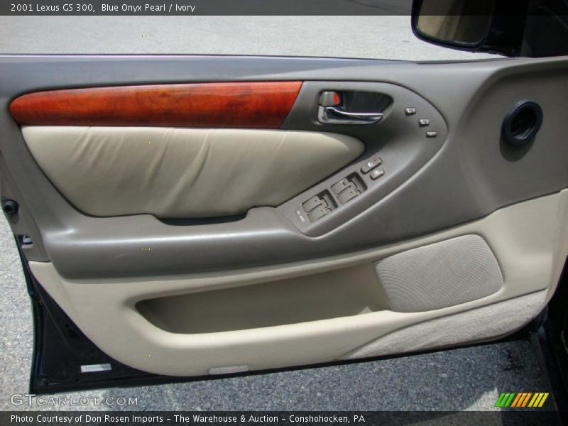 Blue Onyx Pearl / Ivory 2001 Lexus GS 300
