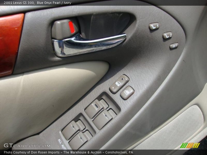 Blue Onyx Pearl / Ivory 2001 Lexus GS 300
