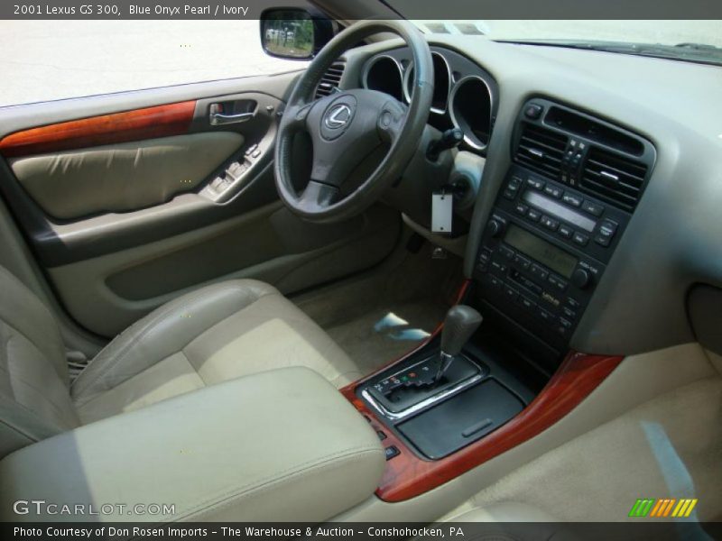 Blue Onyx Pearl / Ivory 2001 Lexus GS 300