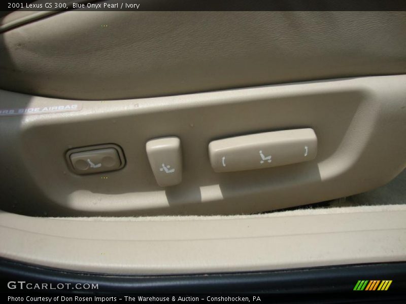 Blue Onyx Pearl / Ivory 2001 Lexus GS 300