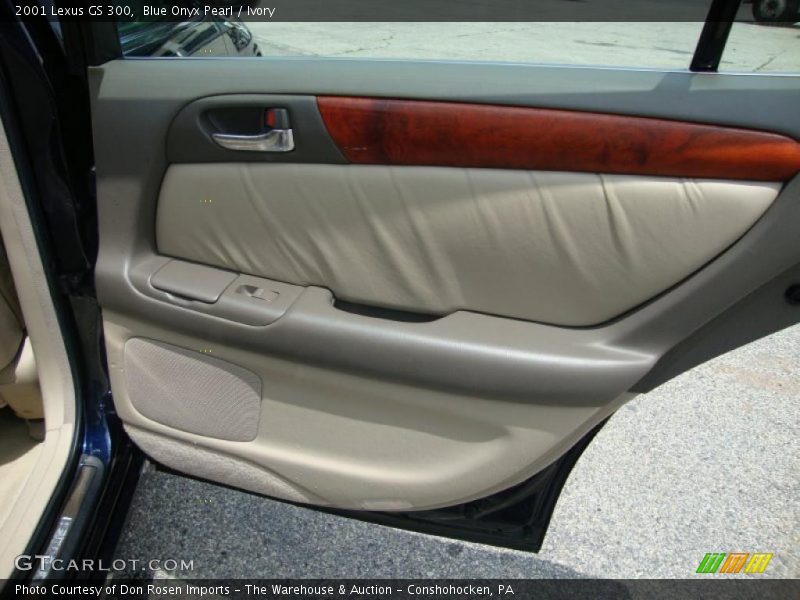 Blue Onyx Pearl / Ivory 2001 Lexus GS 300