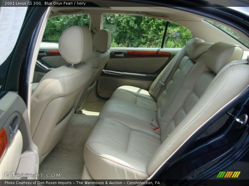 Blue Onyx Pearl / Ivory 2001 Lexus GS 300