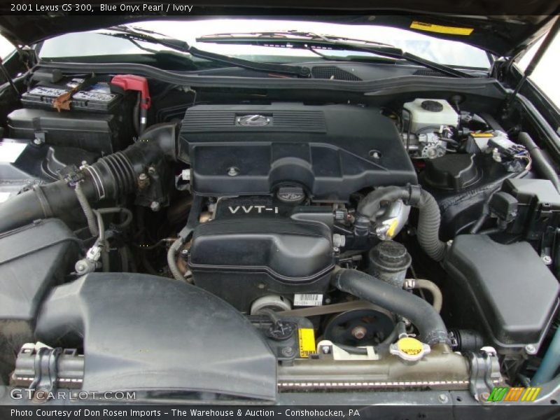 Blue Onyx Pearl / Ivory 2001 Lexus GS 300