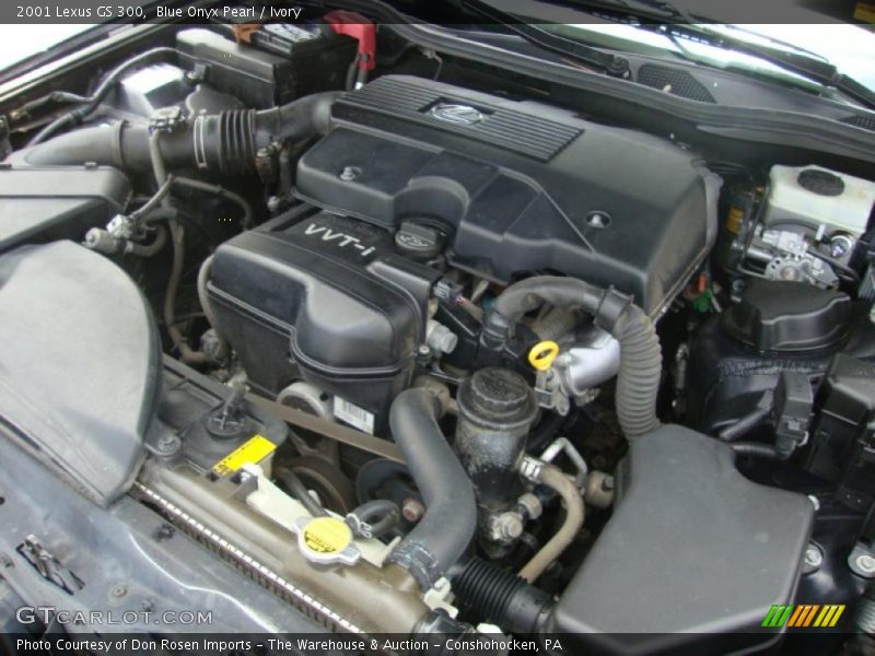 Blue Onyx Pearl / Ivory 2001 Lexus GS 300