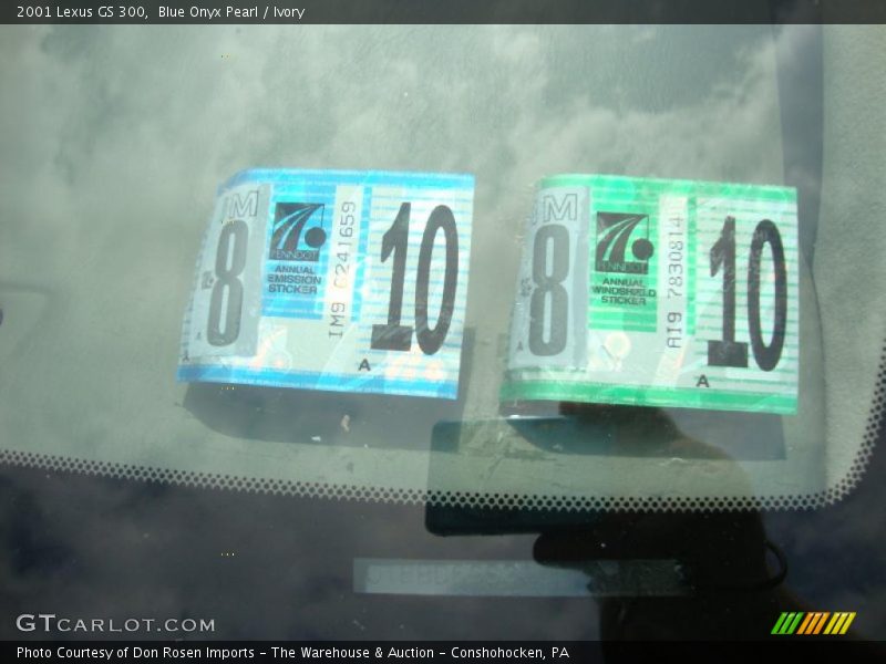 Blue Onyx Pearl / Ivory 2001 Lexus GS 300