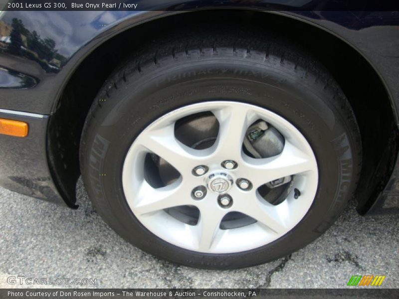 Blue Onyx Pearl / Ivory 2001 Lexus GS 300