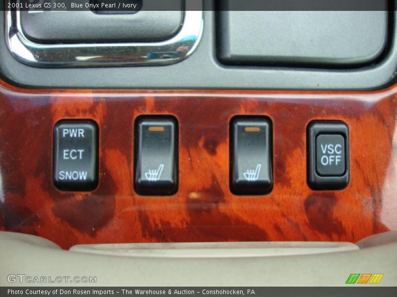 Blue Onyx Pearl / Ivory 2001 Lexus GS 300