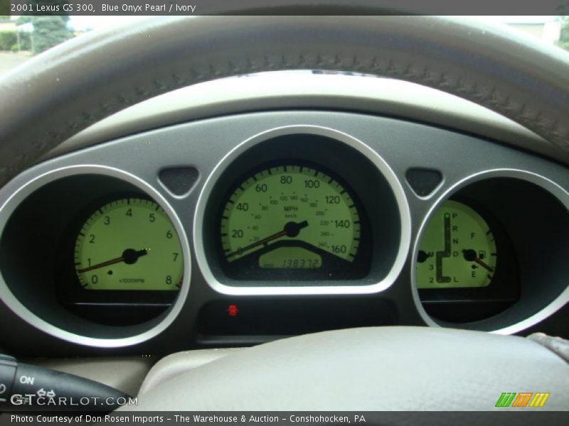 Blue Onyx Pearl / Ivory 2001 Lexus GS 300