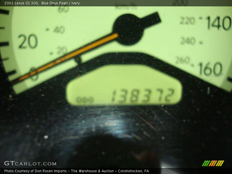 Blue Onyx Pearl / Ivory 2001 Lexus GS 300