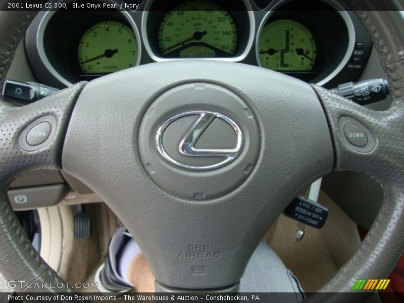 Blue Onyx Pearl / Ivory 2001 Lexus GS 300