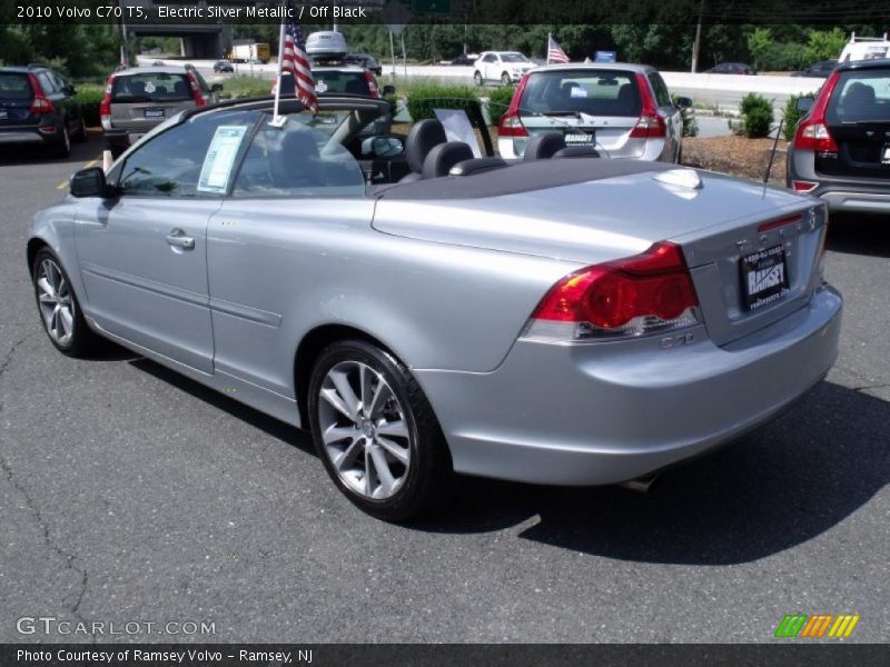 Electric Silver Metallic / Off Black 2010 Volvo C70 T5