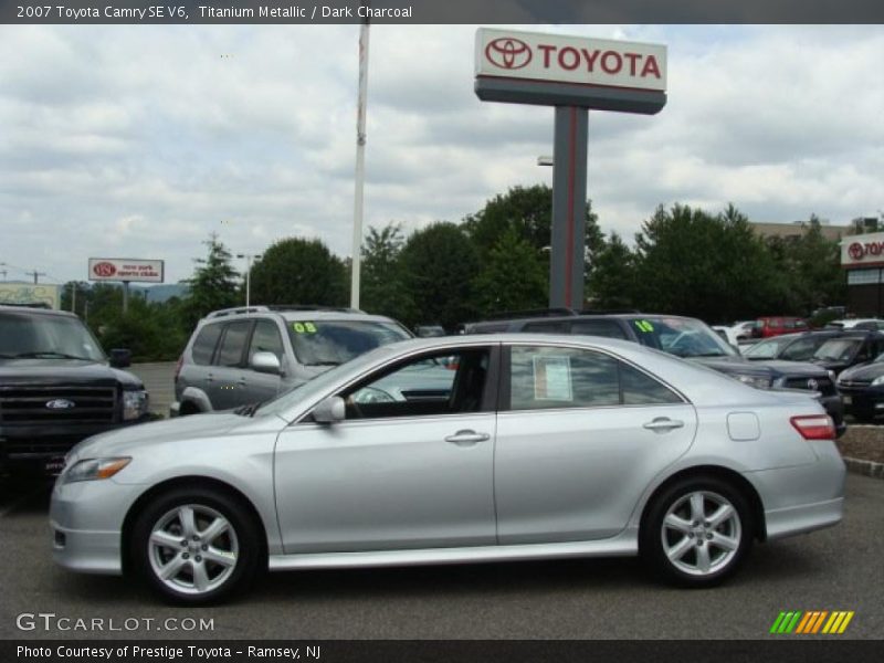 Titanium Metallic / Dark Charcoal 2007 Toyota Camry SE V6