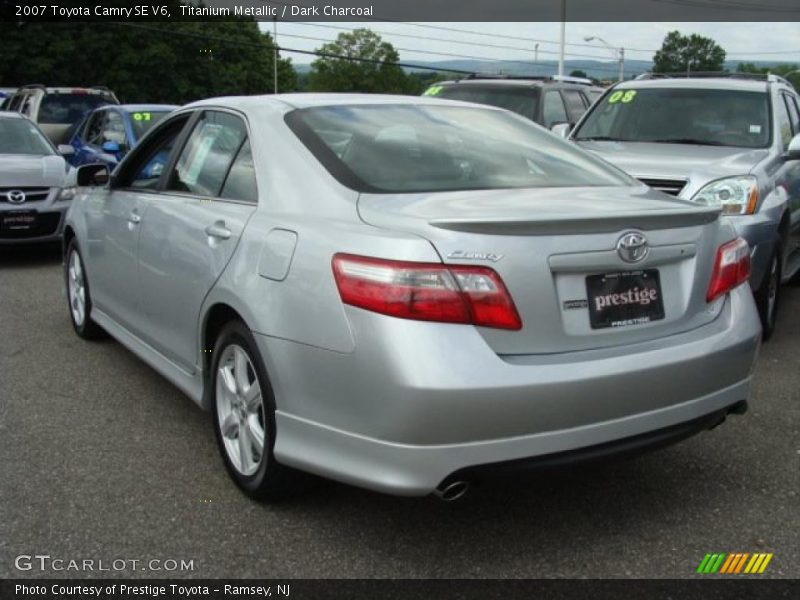Titanium Metallic / Dark Charcoal 2007 Toyota Camry SE V6