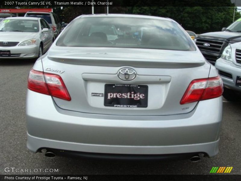 Titanium Metallic / Dark Charcoal 2007 Toyota Camry SE V6
