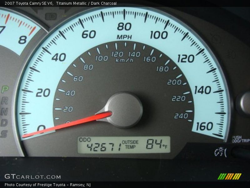 Titanium Metallic / Dark Charcoal 2007 Toyota Camry SE V6