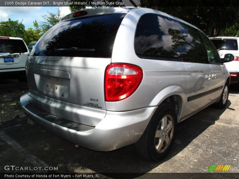 Bright Silver Metallic / Medium Slate Gray 2005 Dodge Caravan SXT