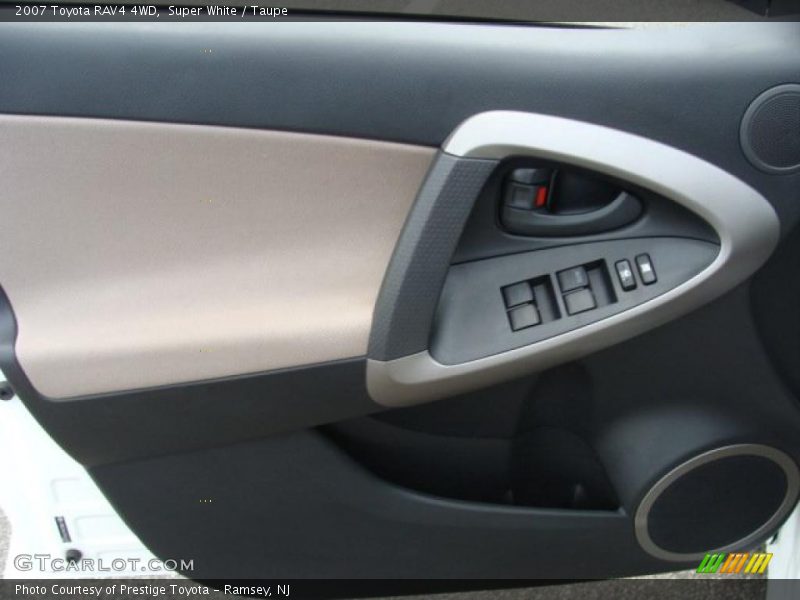 Super White / Taupe 2007 Toyota RAV4 4WD