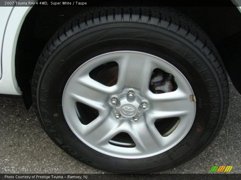 Super White / Taupe 2007 Toyota RAV4 4WD