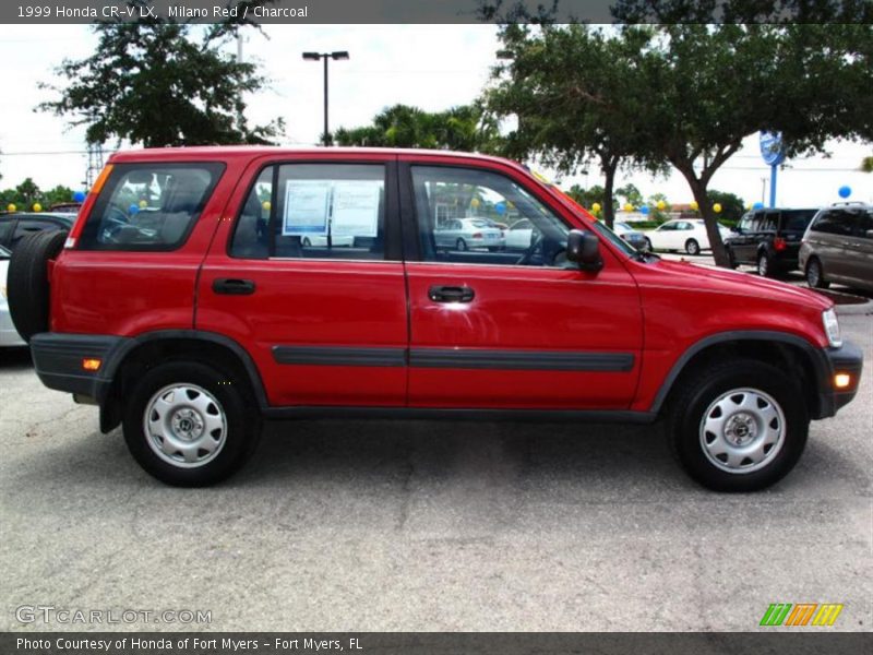 Milano Red / Charcoal 1999 Honda CR-V LX