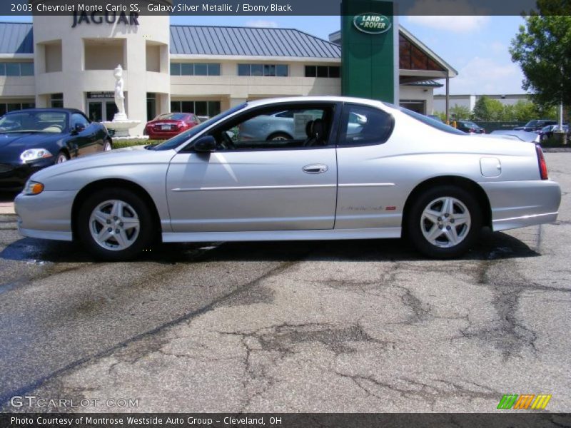 Galaxy Silver Metallic / Ebony Black 2003 Chevrolet Monte Carlo SS