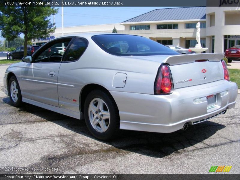 Galaxy Silver Metallic / Ebony Black 2003 Chevrolet Monte Carlo SS