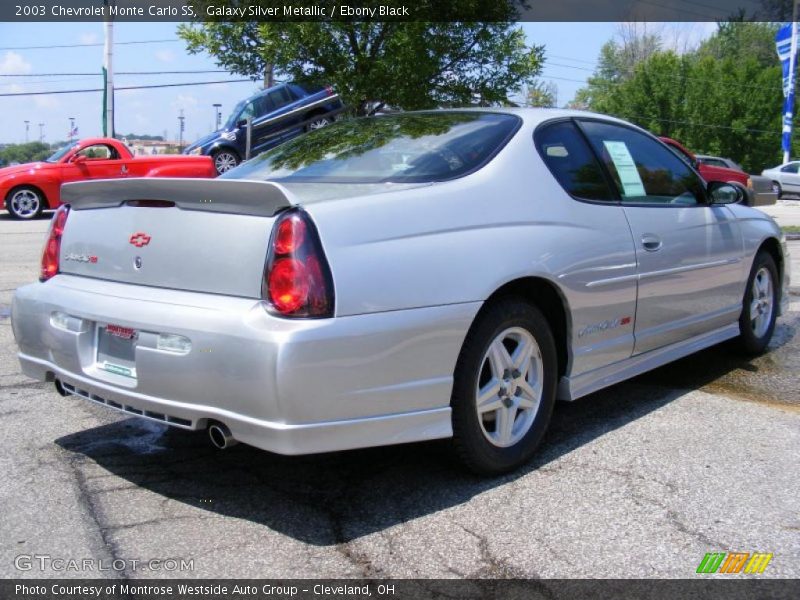 Galaxy Silver Metallic / Ebony Black 2003 Chevrolet Monte Carlo SS