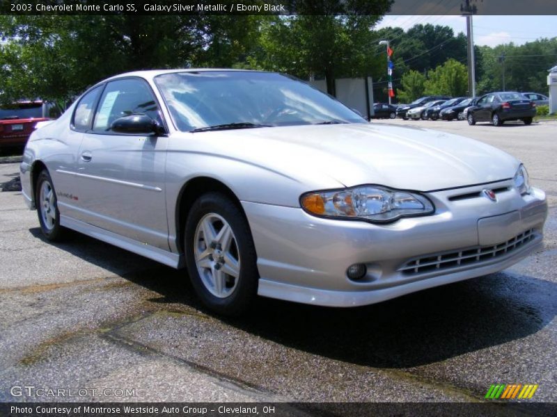 Galaxy Silver Metallic / Ebony Black 2003 Chevrolet Monte Carlo SS