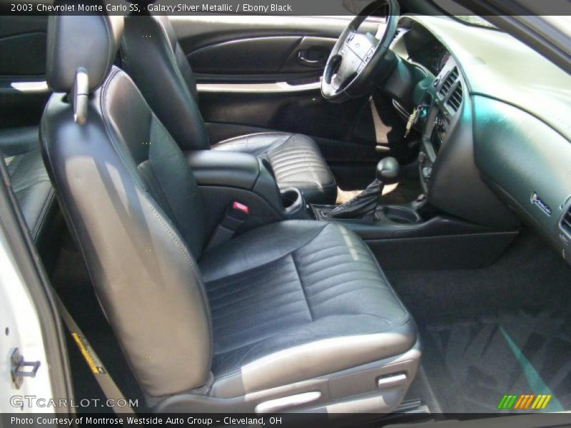 Galaxy Silver Metallic / Ebony Black 2003 Chevrolet Monte Carlo SS
