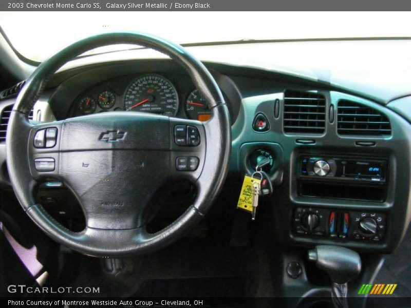Galaxy Silver Metallic / Ebony Black 2003 Chevrolet Monte Carlo SS