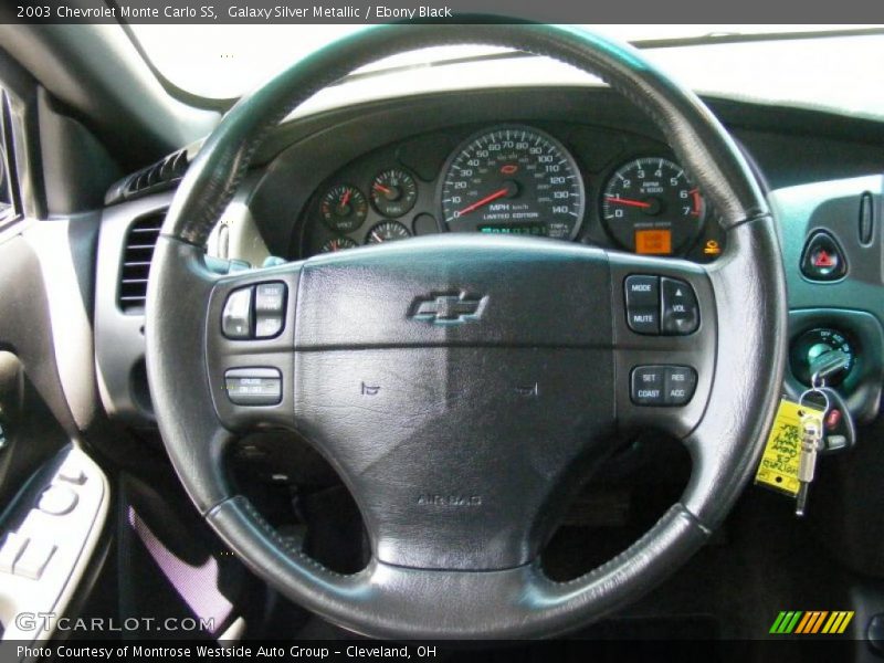 Galaxy Silver Metallic / Ebony Black 2003 Chevrolet Monte Carlo SS