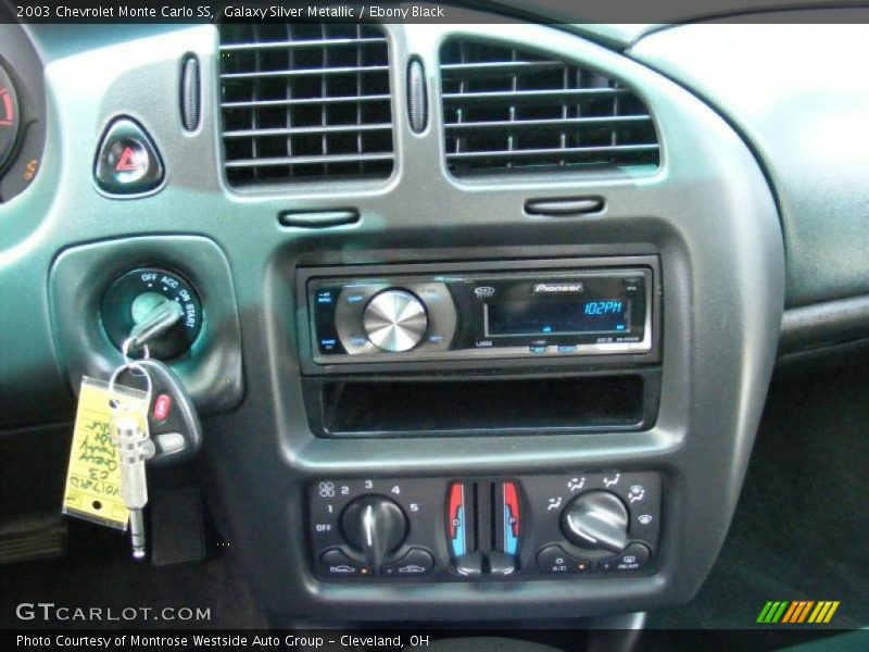 Galaxy Silver Metallic / Ebony Black 2003 Chevrolet Monte Carlo SS