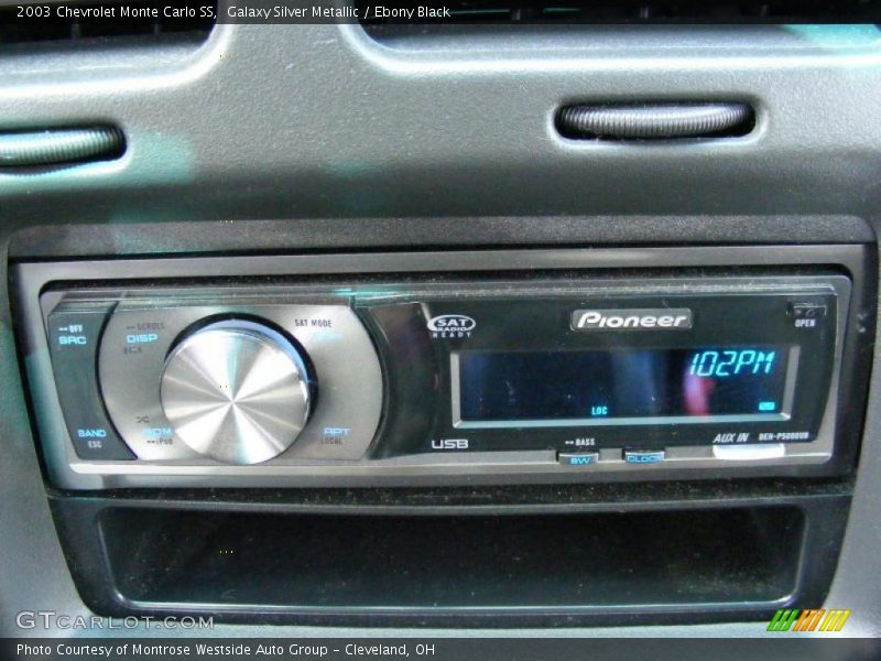 Galaxy Silver Metallic / Ebony Black 2003 Chevrolet Monte Carlo SS