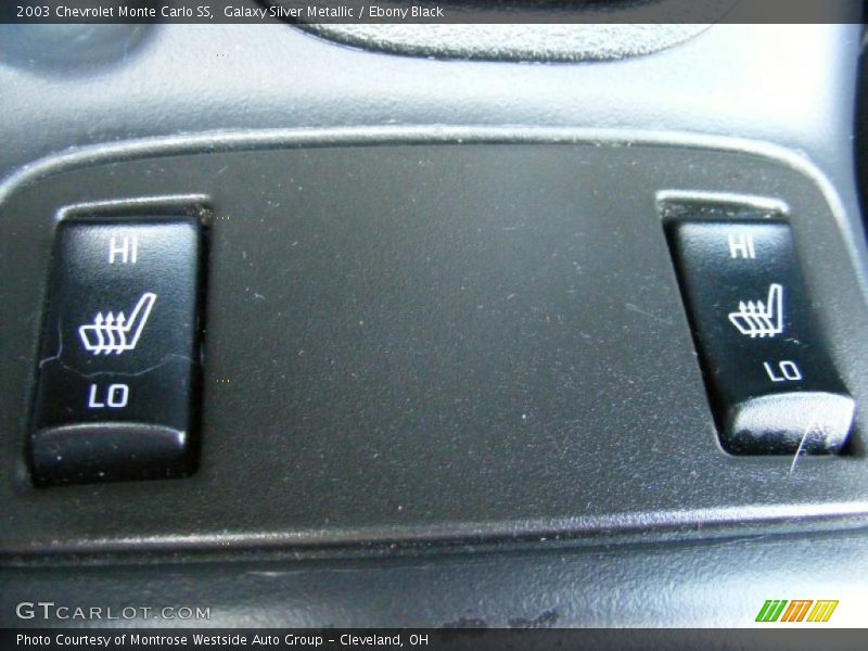 Galaxy Silver Metallic / Ebony Black 2003 Chevrolet Monte Carlo SS