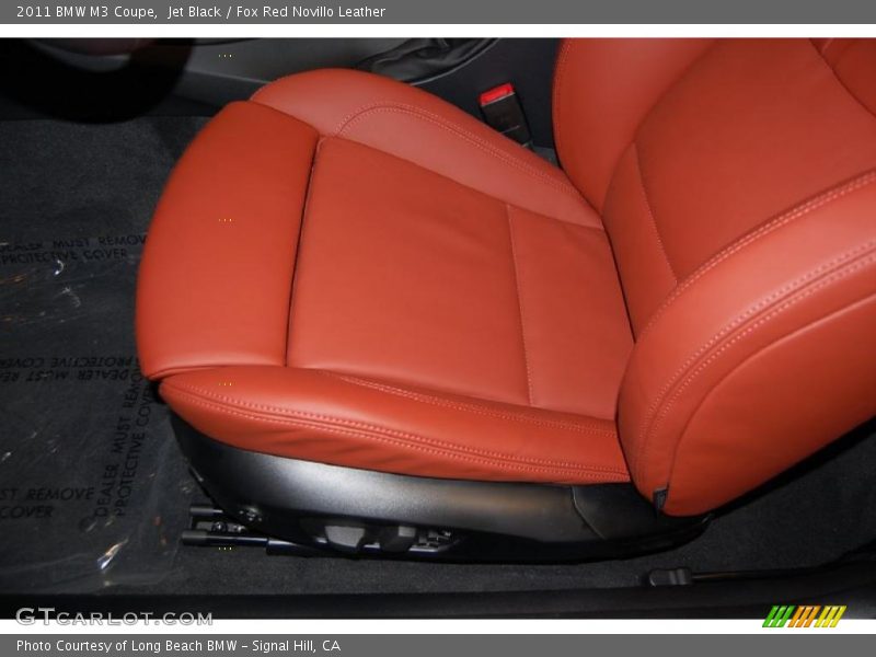 Jet Black / Fox Red Novillo Leather 2011 BMW M3 Coupe