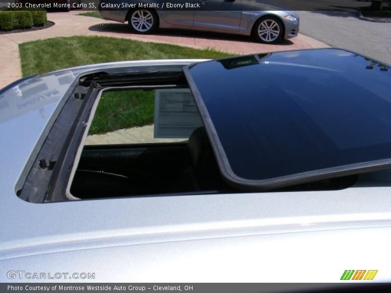 Galaxy Silver Metallic / Ebony Black 2003 Chevrolet Monte Carlo SS