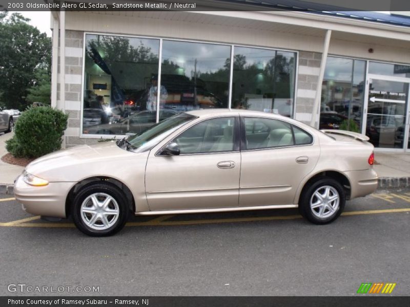 Sandstone Metallic / Neutral 2003 Oldsmobile Alero GL Sedan