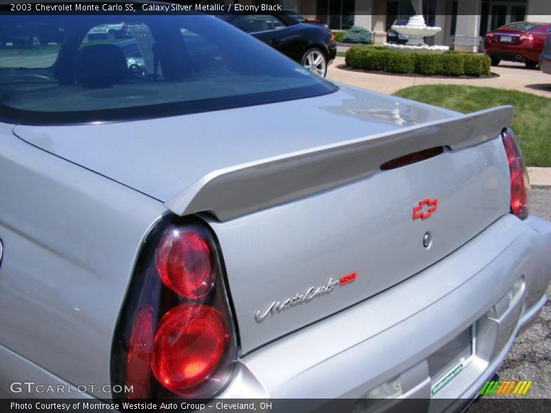 Galaxy Silver Metallic / Ebony Black 2003 Chevrolet Monte Carlo SS