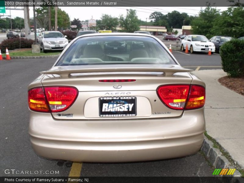 Sandstone Metallic / Neutral 2003 Oldsmobile Alero GL Sedan