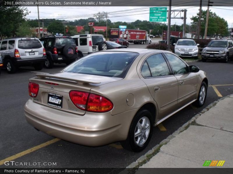 Sandstone Metallic / Neutral 2003 Oldsmobile Alero GL Sedan