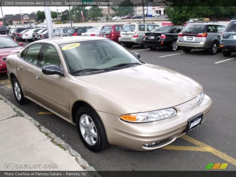 Sandstone Metallic / Neutral 2003 Oldsmobile Alero GL Sedan