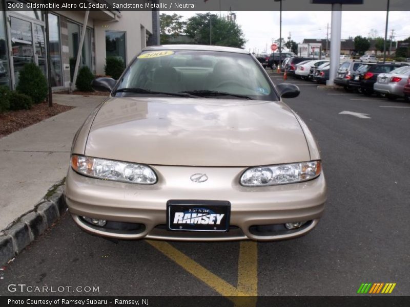 Sandstone Metallic / Neutral 2003 Oldsmobile Alero GL Sedan