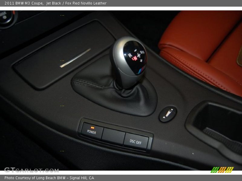 Jet Black / Fox Red Novillo Leather 2011 BMW M3 Coupe